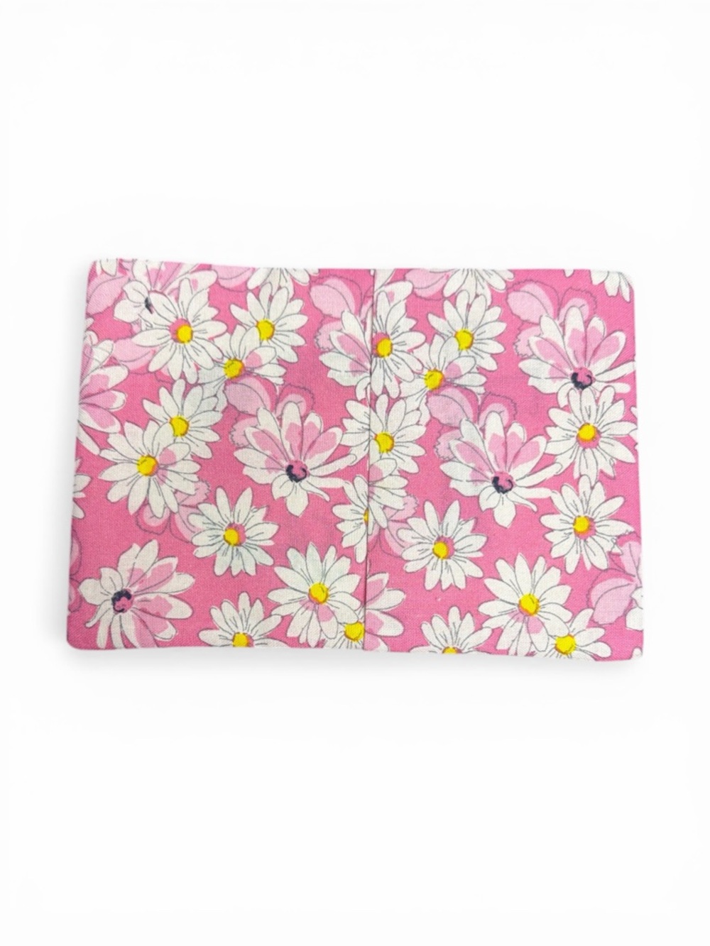 Hand Crafted Mug Rug Coaster Embroidered Cotton My Redeemer Lives Pink White - Picture 2 of 7